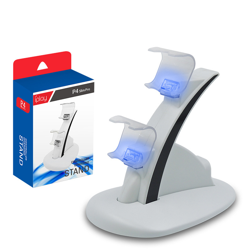 Controller Charger Dock LED Dual USB PS4 Charging Stand Station Cradle for Sony Playstation 4 PS4 / PS4 Pro /PS4 Slim Controller Controller Charger Dock LED Dual USB PS4 Charging Stand Station Cradle for Sony Playstation 4 PS4 / PS4 Pro /PS4 Slim Controller
