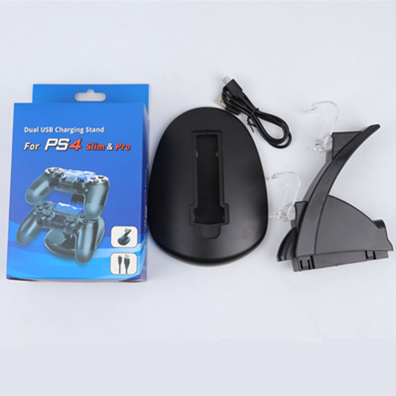 Controller Charger Dock LED Dual USB PS4 Charging Stand Station Cradle for Sony Playstation 4 PS4 / PS4 Pro /PS4 Slim Controller Controller Charger Dock LED Dual USB PS4 Charging Stand Station Cradle for Sony Playstation 4 PS4 / PS4 Pro /PS4 Slim Controller