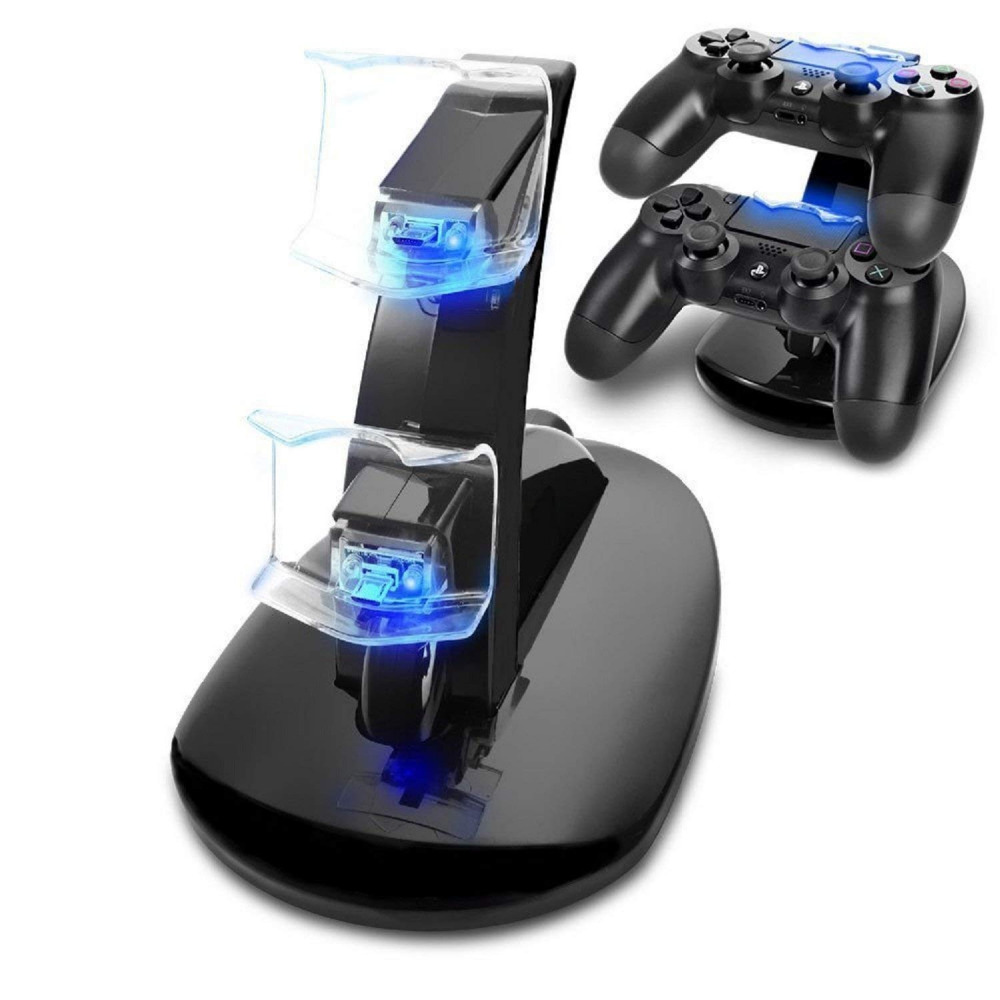 Controller Charger Dock LED Dual USB PS4 Charging Stand Station Cradle for Sony Playstation 4 PS4 / PS4 Pro /PS4 Slim Controller Controller Charger Dock LED Dual USB PS4 Charging Stand Station Cradle for Sony Playstation 4 PS4 / PS4 Pro /PS4 Slim Controller